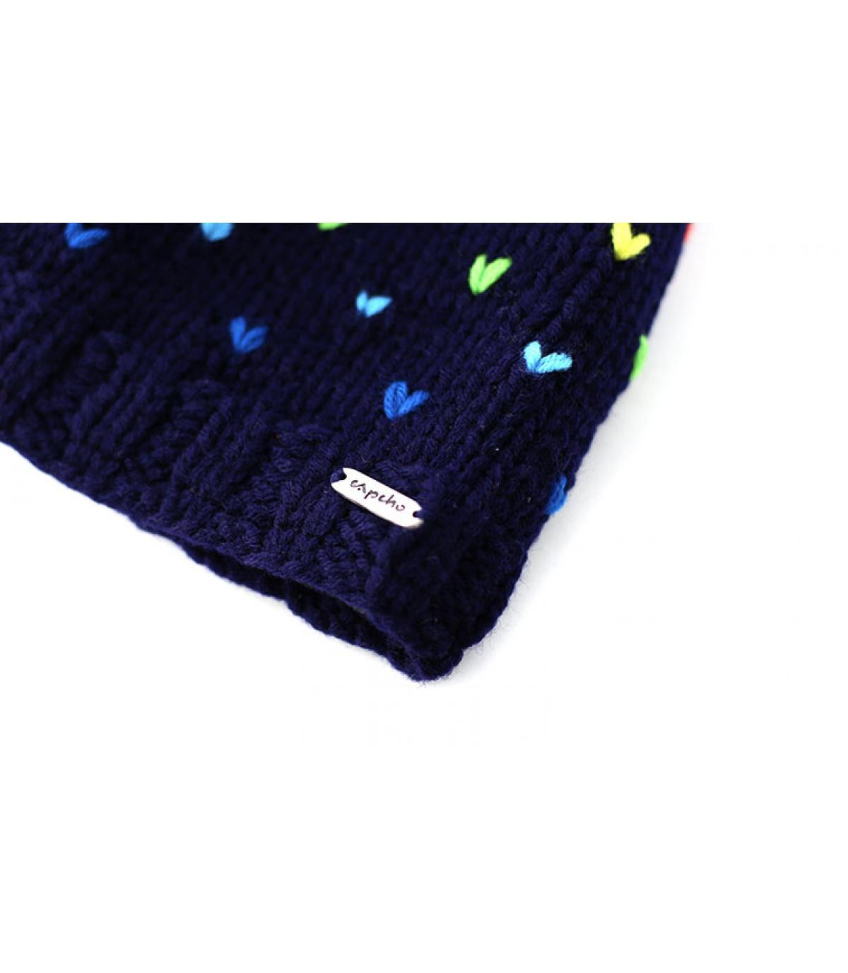 multicolore cap nappa blu